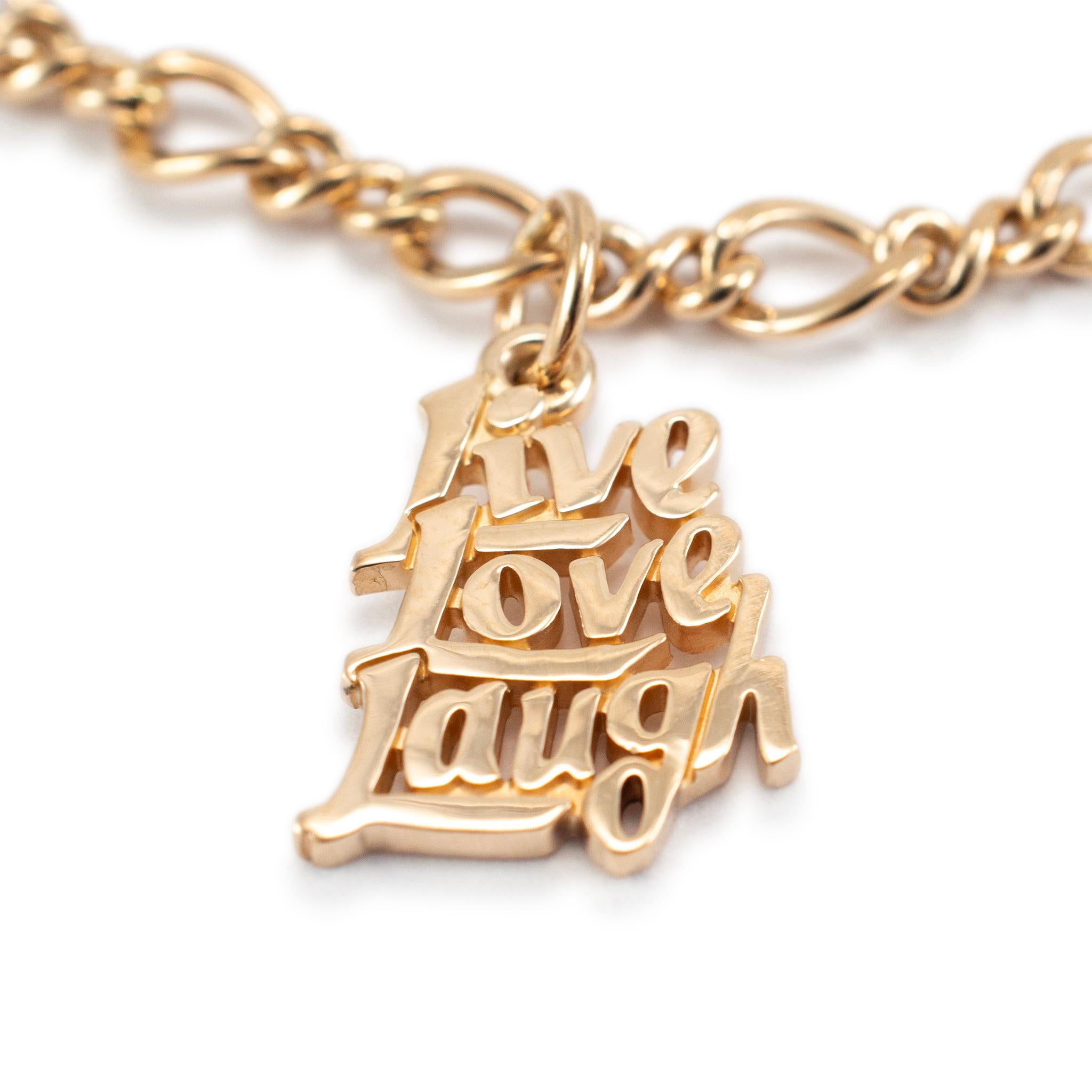 James Avery 14K Gelbgold Medium Twist Charm-Armband 1