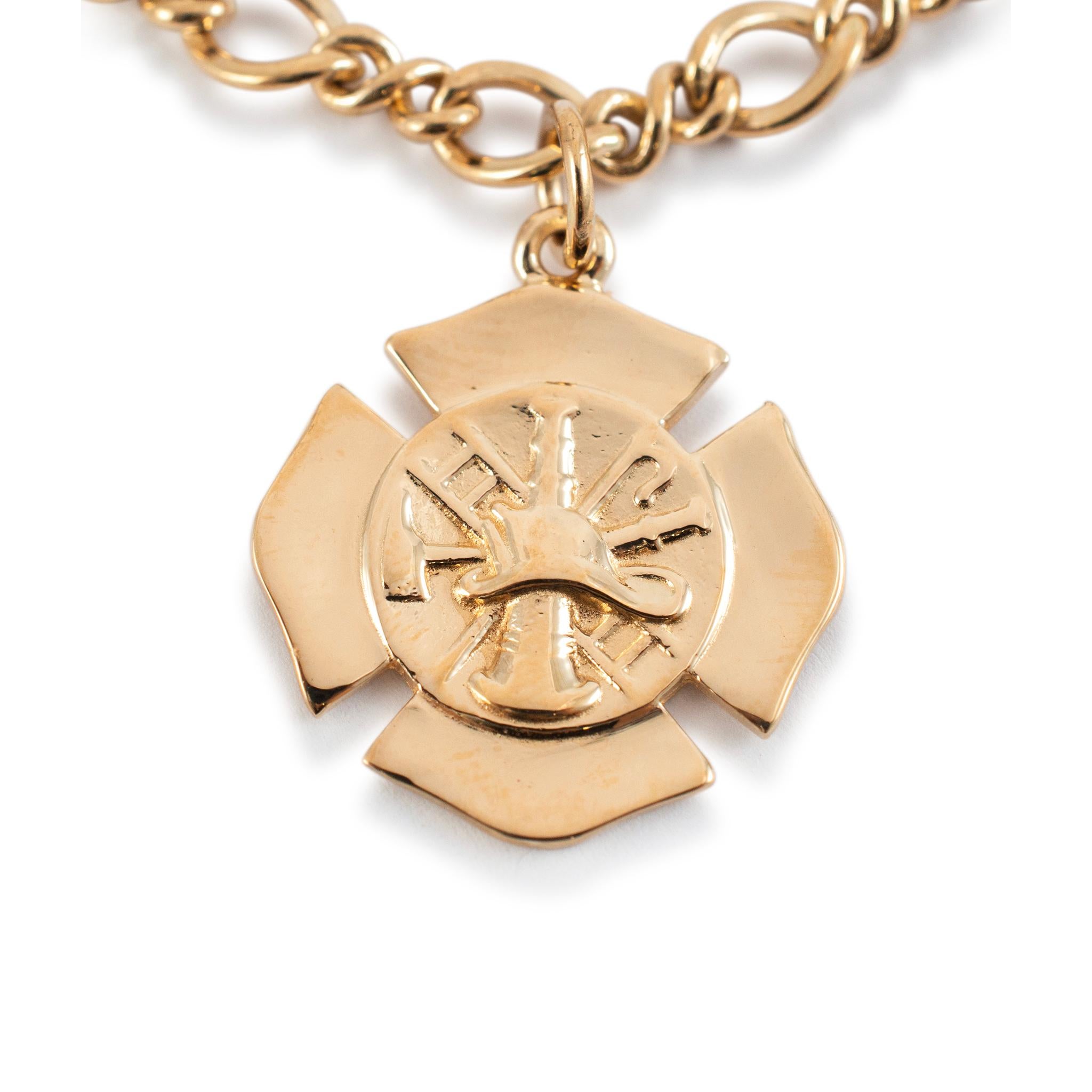 James Avery 14K Gelbgold Medium Twist Charm-Armband 3
