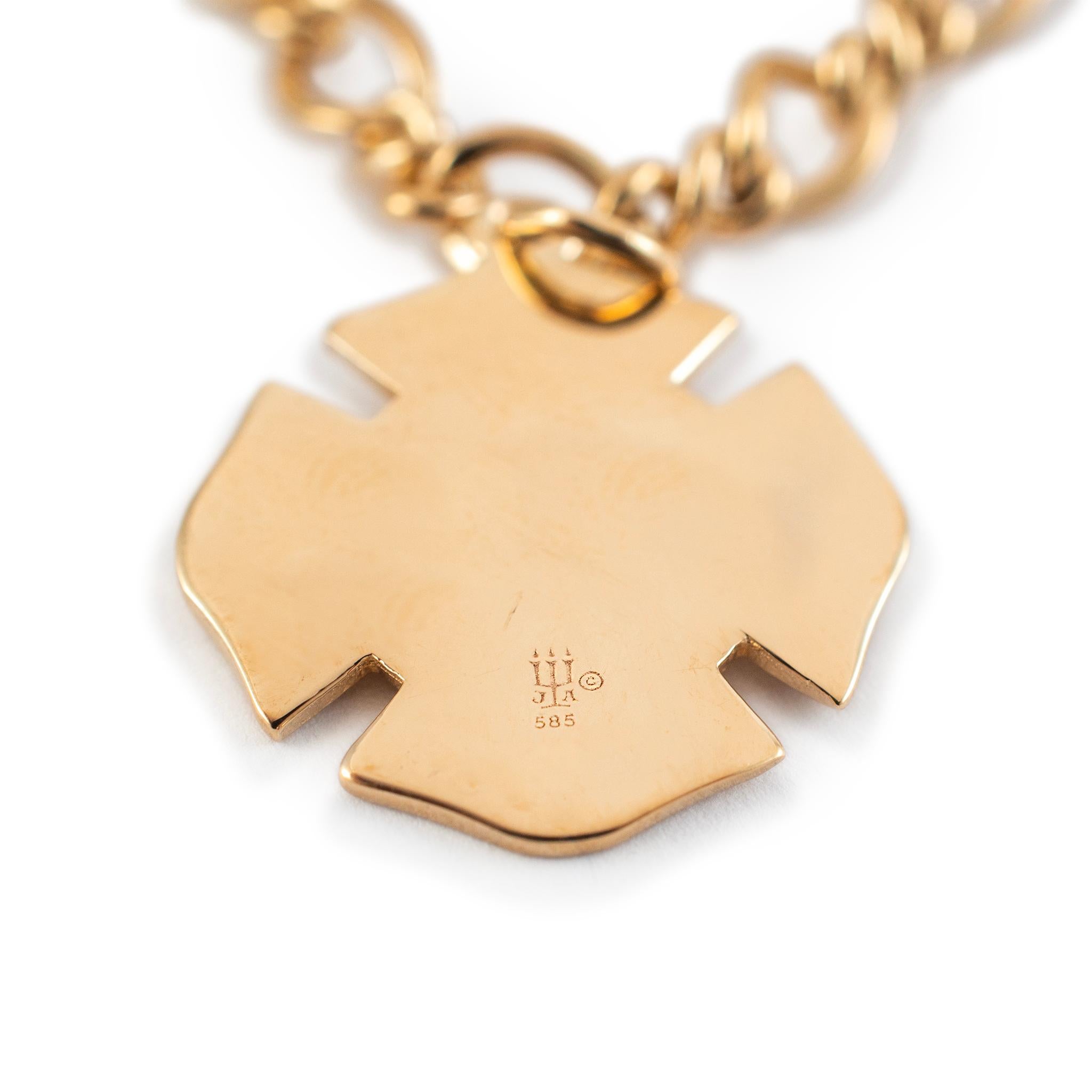James Avery 14K Gelbgold Medium Twist Charm-Armband 4