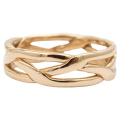 James Avery 14K Gelbgold Vergoldeter Tresse-Ring