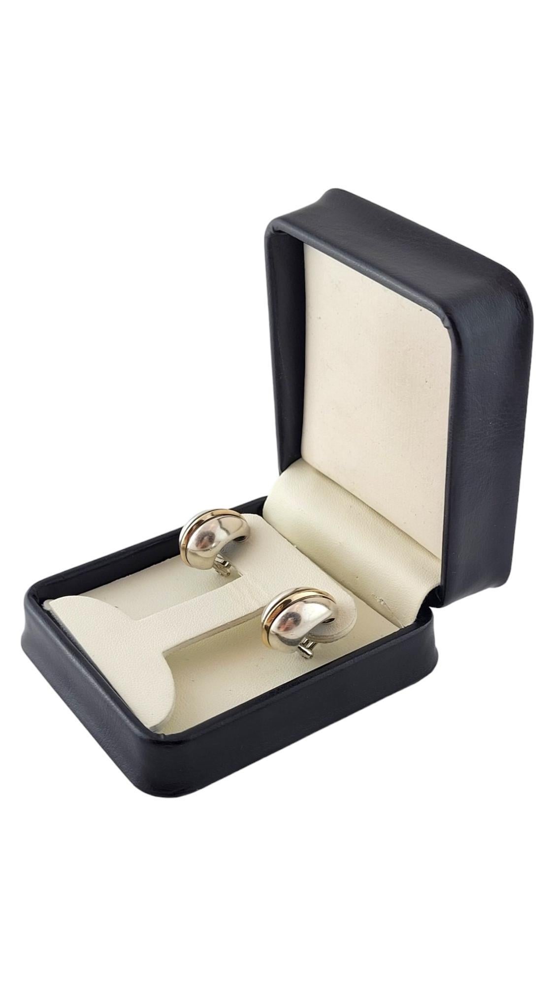 Women's James Avery 14K Yellow Gold & Sterling Silver Hoop Earrings #17657