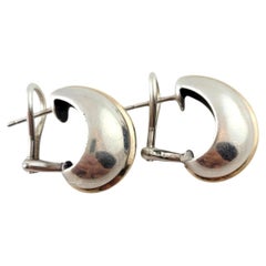 James Avery 14K Yellow Gold & Sterling Silver Hoop Earrings #17657
