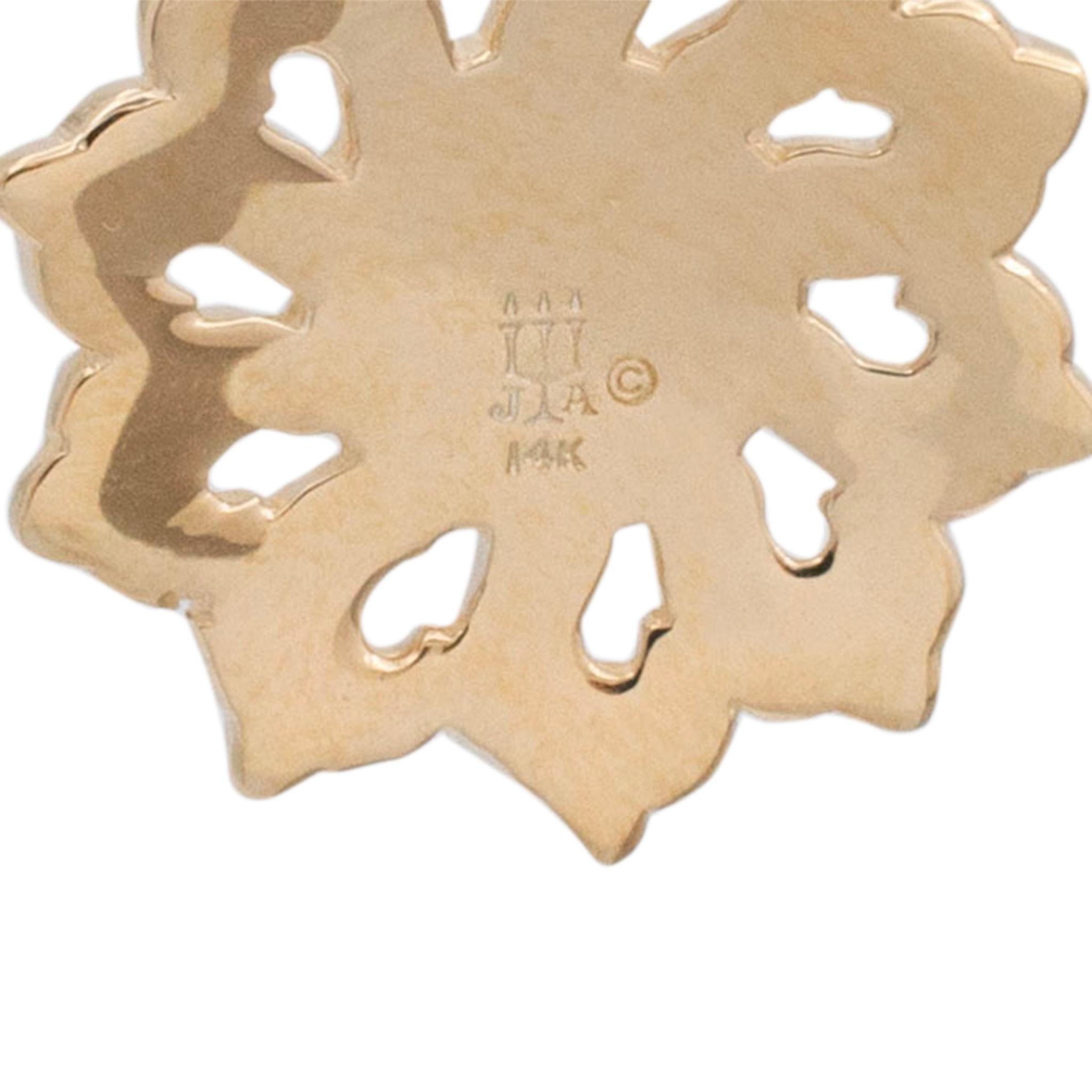 James Avery 14K Gelbgold Sunbeam Charm-Anhänger im Zustand „Hervorragend“ in Houston, TX
