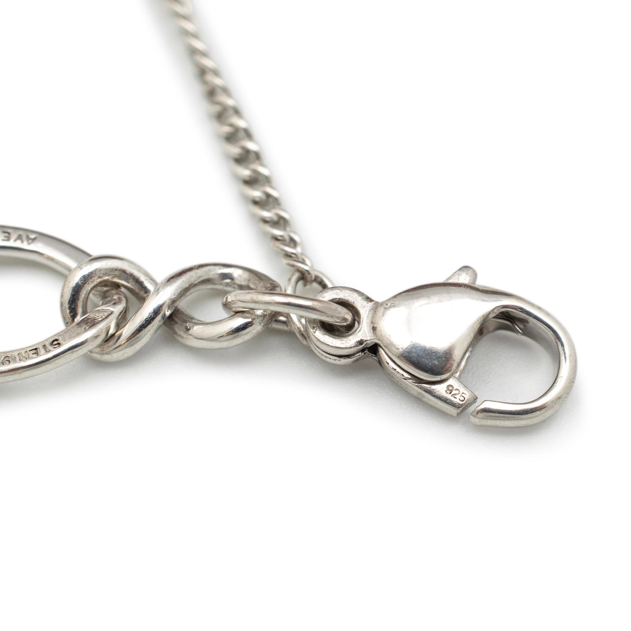 James Avery 925 Sterlingsilber Großes gedrehtes sehr besonderes Mom Charm-Armband 1