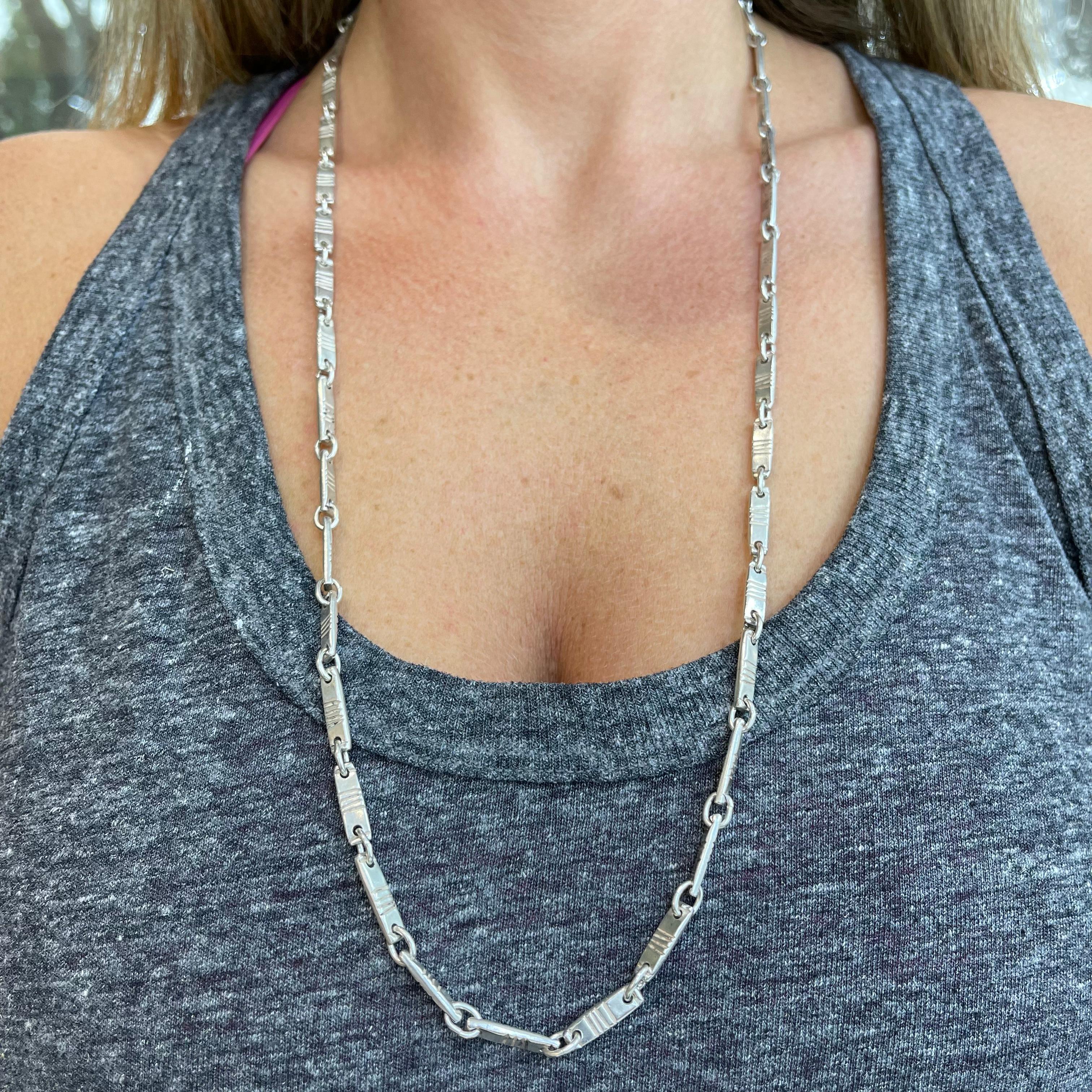James Avery 925 Sterlingsilber Gliederkette für Damen oder Herren