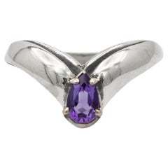 James Avery 925 Sterlingsilber-Cocktailring mit ausgestelltem Apogean