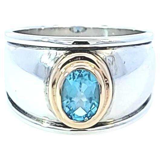 James Avery Blue Topaz Christina Ring For Sale