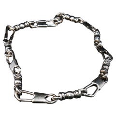 James Avery „Fishers of Men“-Armband, 925er Sterlingsilber, 16,1 g, nicht mehr erhältlich, 9,5"
