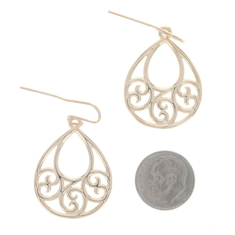 James Avery Boucles d'oreilles pendantes en or jaune 14k en forme de goutte d'eau à la retraite Pour femmes en vente