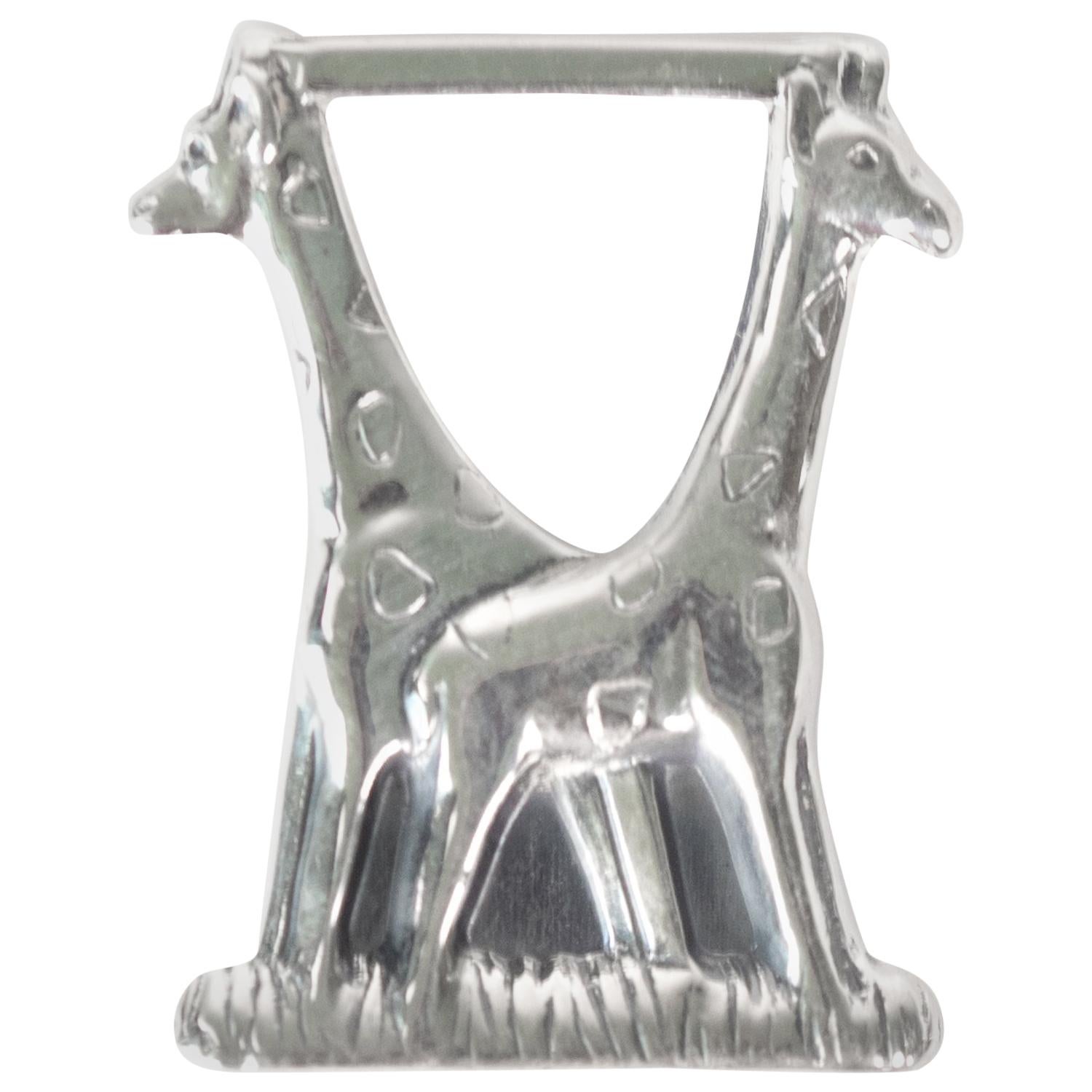 James Avery Giraffe Charm, Sterling Silver For Sale