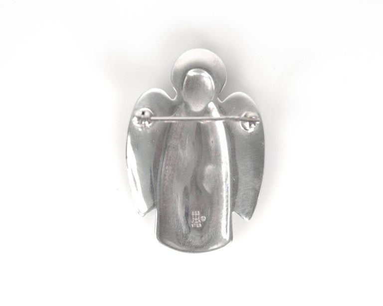 James Avery Guardian Angel Sterling Silver Pin For Sale at 1stDibs