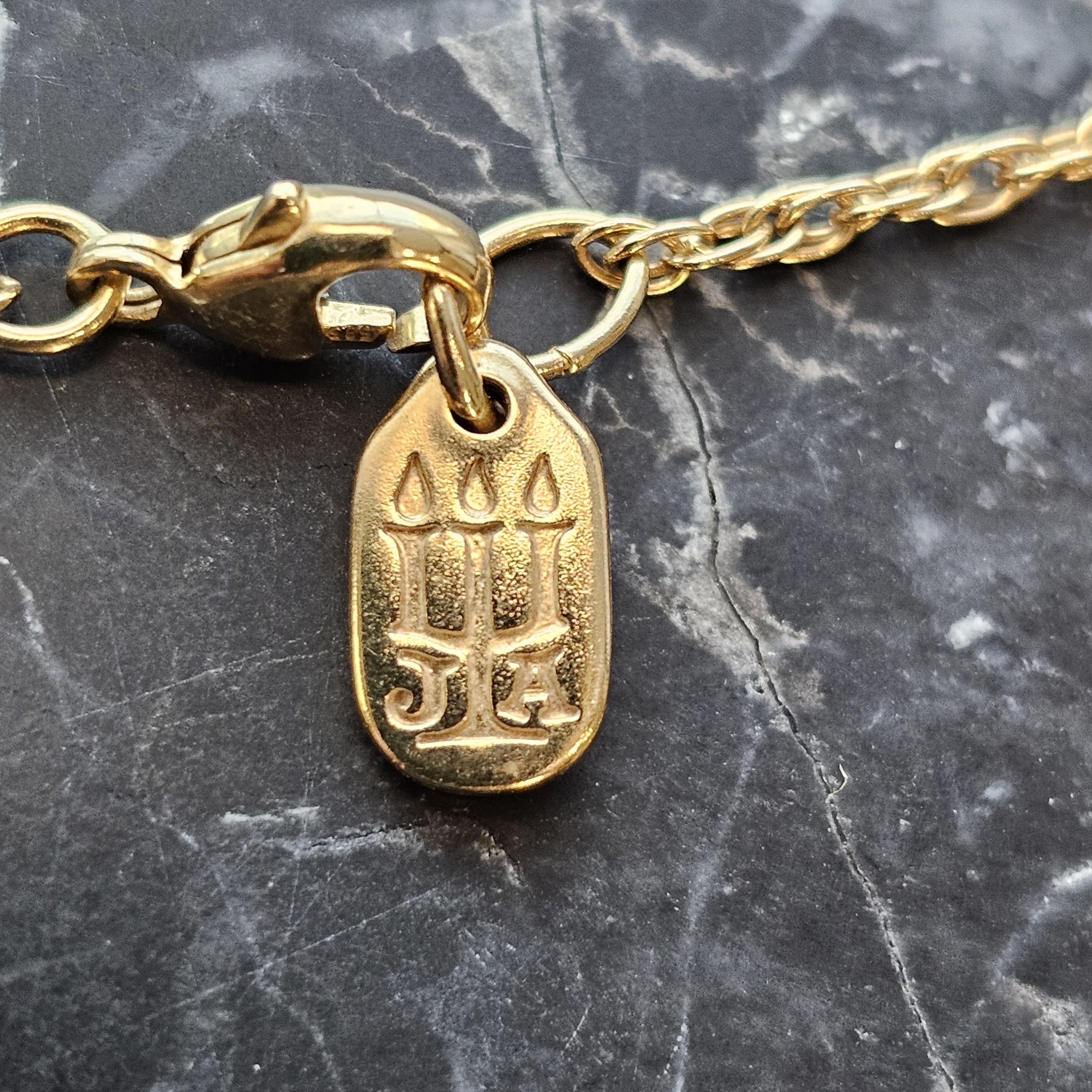 Women's James Avery Hammered Bib Necklace Pendant 14k Yellow Gold 16.75