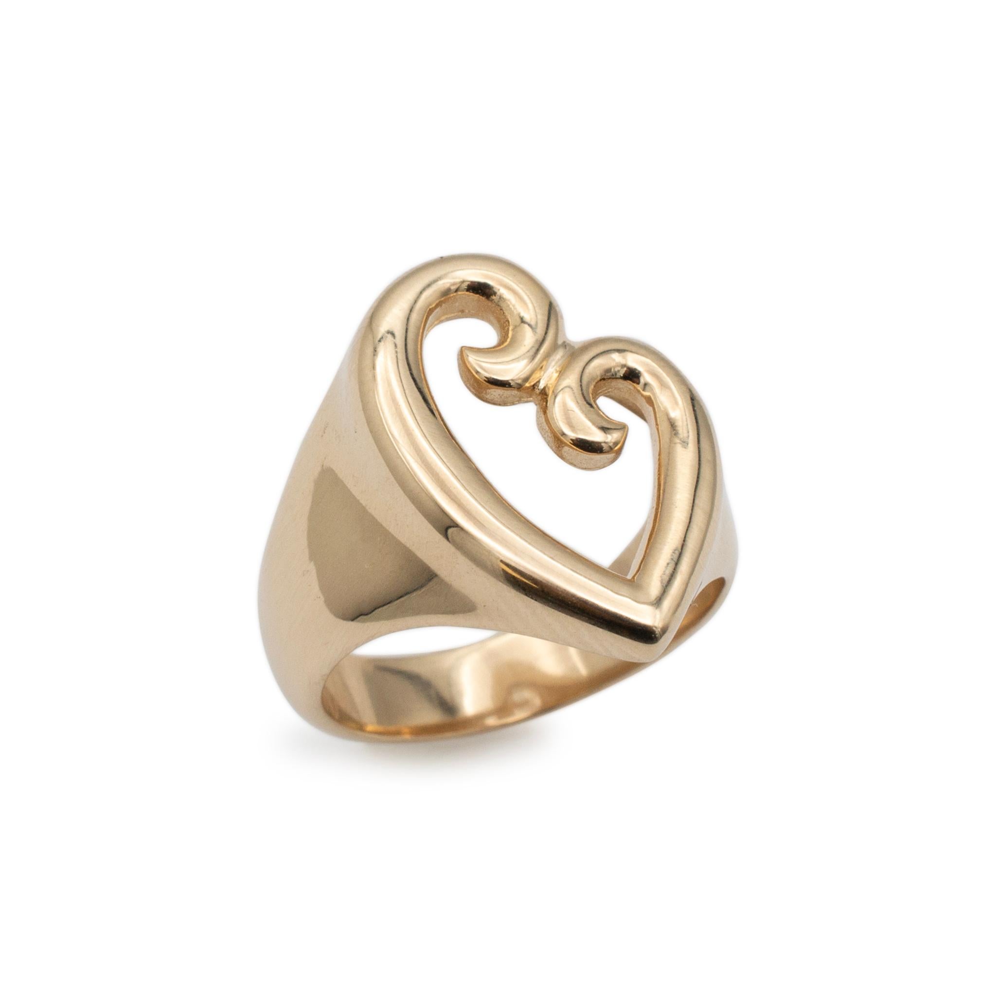 Marken: James Avery

Geschlecht: Damen

Metall Typ: 14K Gelbgold 

Ring Größe: 6.5

Gesamtgewicht: 8,20 Gramm

Cocktailring aus 14 Karat Gelbgold mit konisch zulaufendem, passgenauem Schaft. Graviert mit 