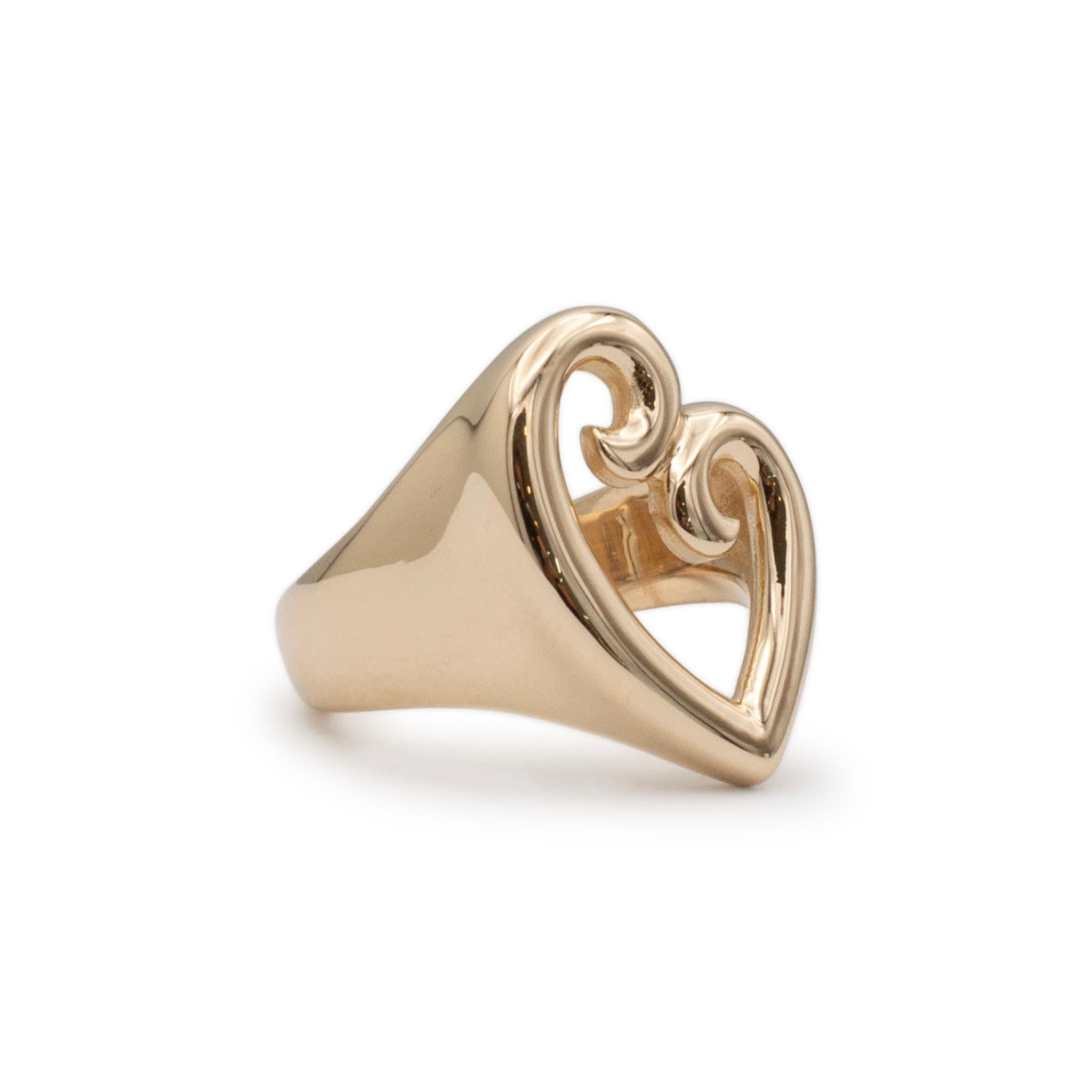 James Avery Damen 14K Gelbgold Mother's Love Heart Cocktail Ring 1