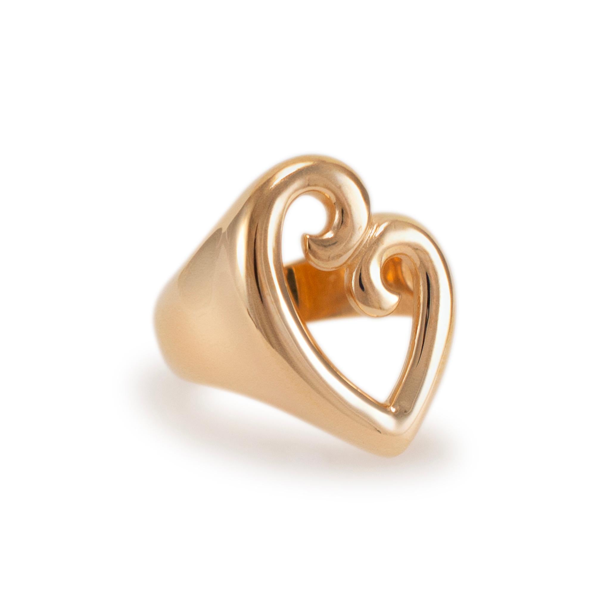 Women's James Avery Ladies 14K Yellow Gold Mother’s Love Heart Cocktail Ring