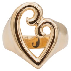 James Avery Damen 14K Gelbgold Mother's Love Heart Cocktail Ring