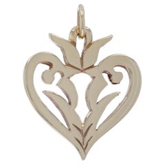 James Avery Love Bird Heart Pendant - Yellow Gold 14k
