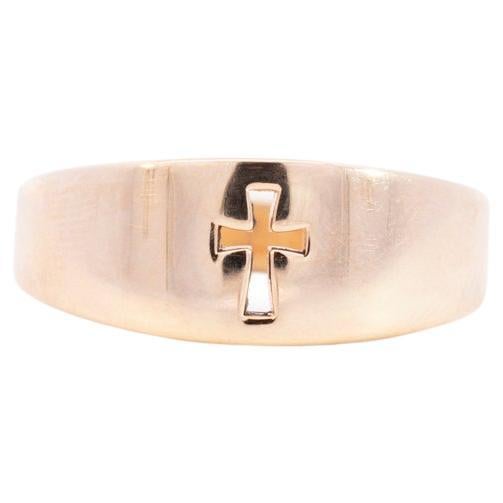 James Avery Crosslet Sterling Silver Ring For Sale at 1stDibs james