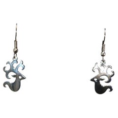 James Avery Reindeer Deer Dangle Earrings Sterling Silver 925 Retired RARE HTF