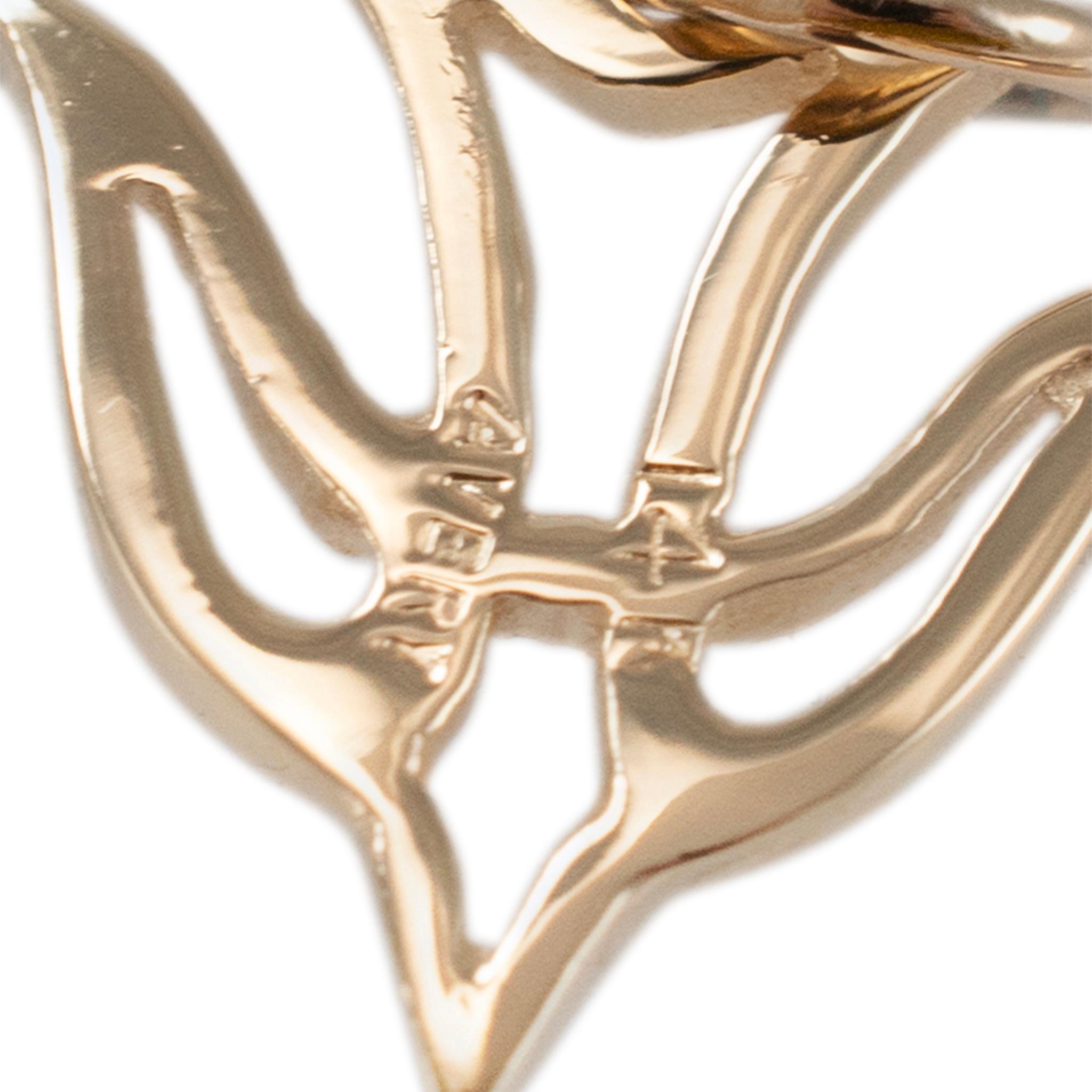 James Avery, pendentif breloque colombe rétirée en or jaune 14 carats Excellent état - En vente à Houston, TX
