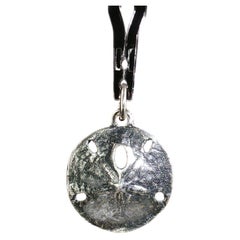 James Avery Retired Sterling Silver Sand Dollar Charm Pendant 925 Beach Sea