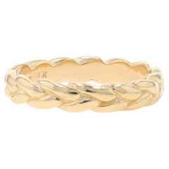 Used James Avery Rope Braid Band - Yellow Gold 14k Wedding Ring Sz 5 1/2