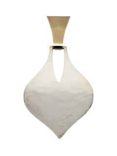 James Avery Sterling Silver & 14K Gold Plated Seville Hammered Pendant #20742