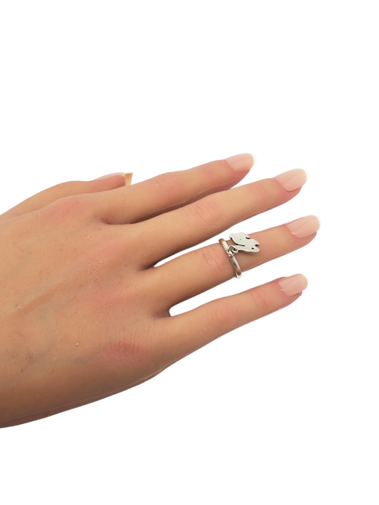 James Avery - Anello coniglietto penzolante in argento sterling misura 4 #20816 in vendita 4