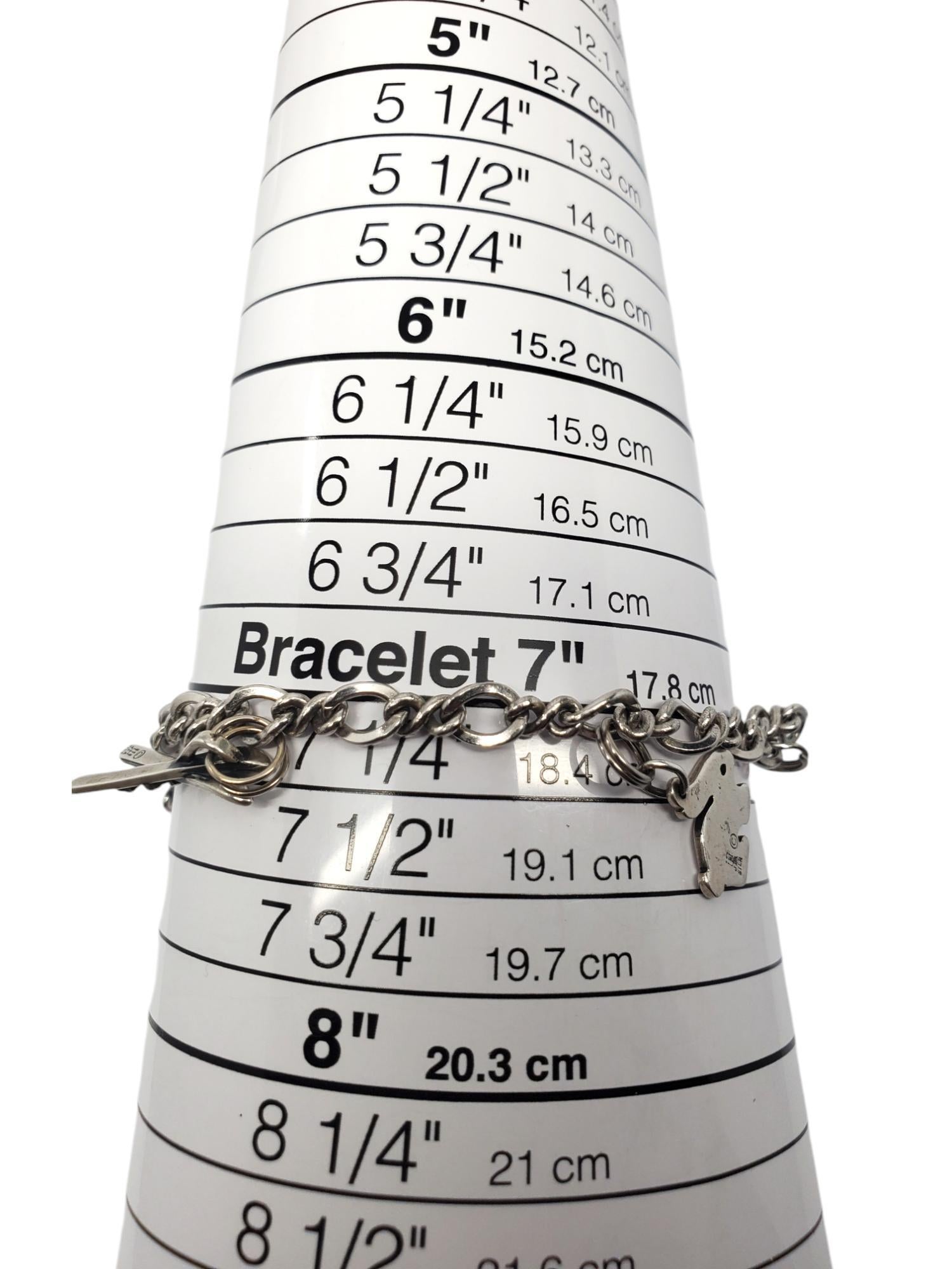 James Avery Sterling Silver Charm Bracelet #20716 4