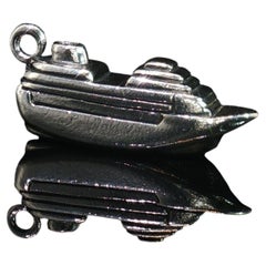 James Avery Sterling Silver Cruise Ship Charm 925 Ferry Boat Pendant Retired