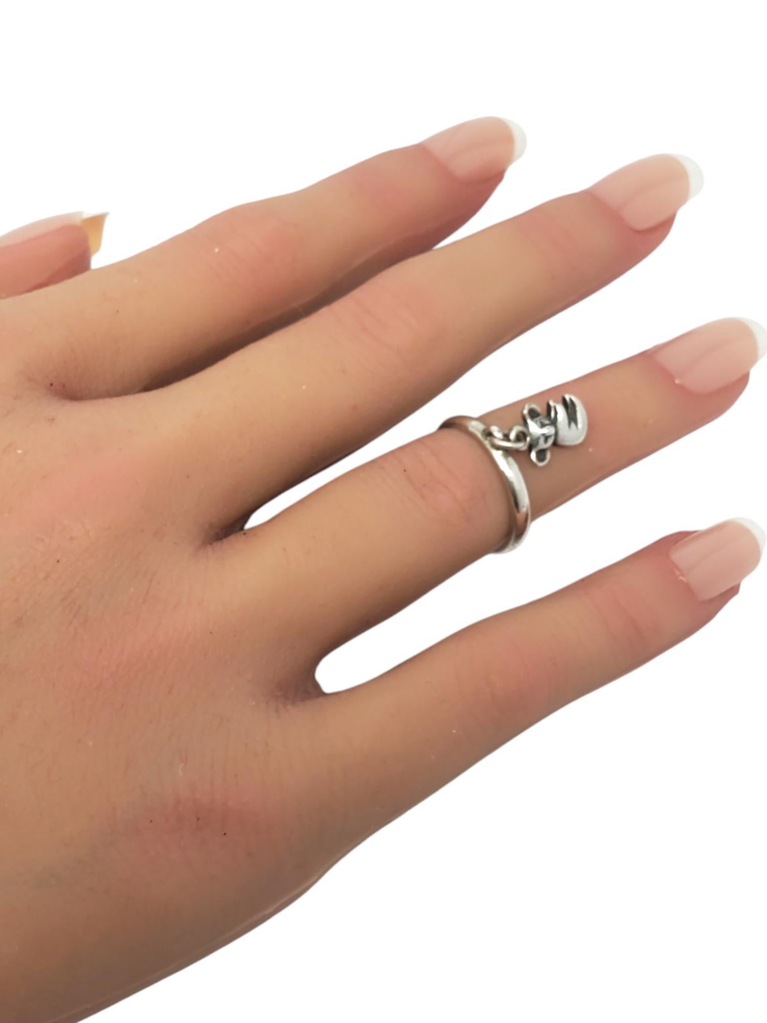 James Avery Sterling Silver Dangle Koala Bear Ring Size 3.75 - 4 #20817 For Sale 2