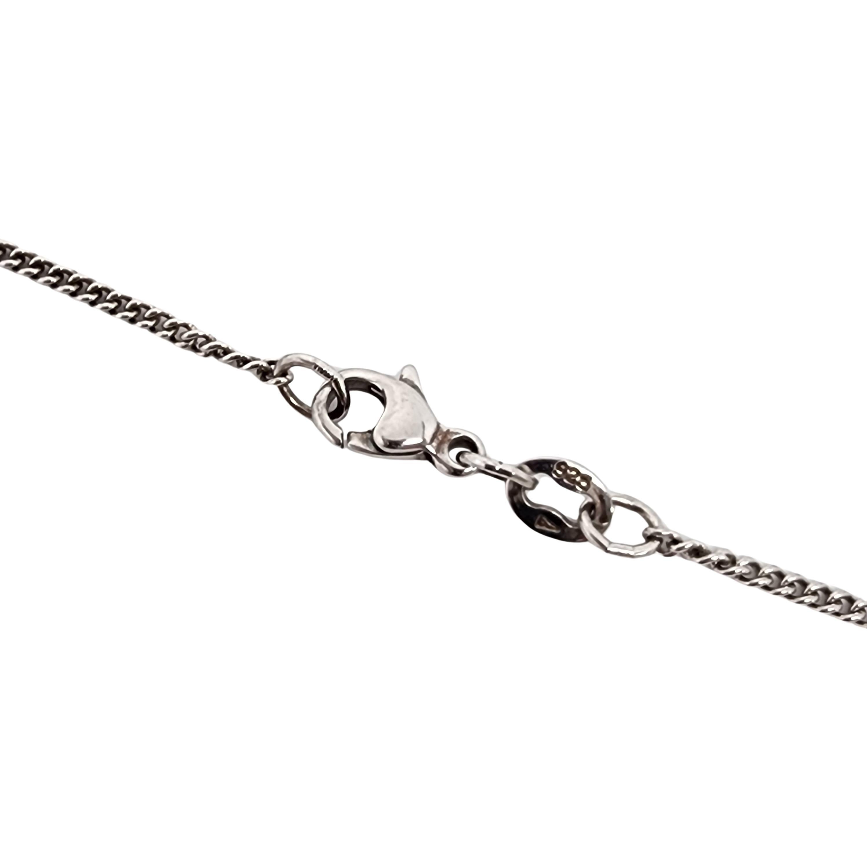 James Avery Sterling Silver Descending Dove Serenity Cross w/Chain #15363 In Good Condition In Washington Depot, CT