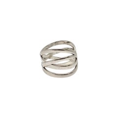 James Avery Sterling Silver Double X Crossover Infinity Cuff Bracelet #20911