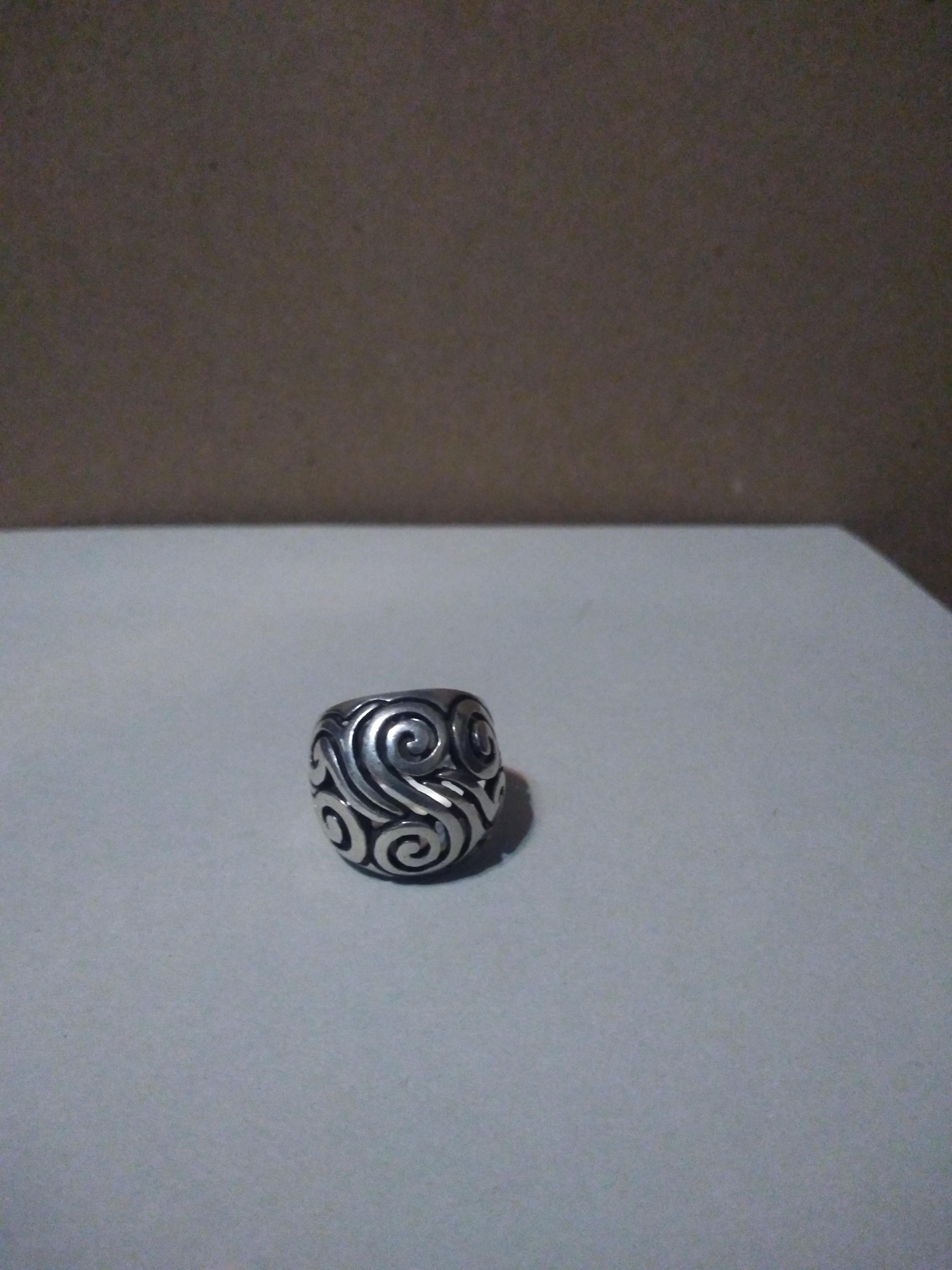 20th Century James Avery Sterling Silver Sorrento Filligree Dome Shaped Ring
