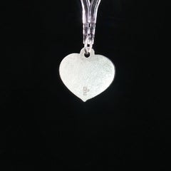 James Avery Sterling Silver Happy Anniversary Heart Charm Pendant 925