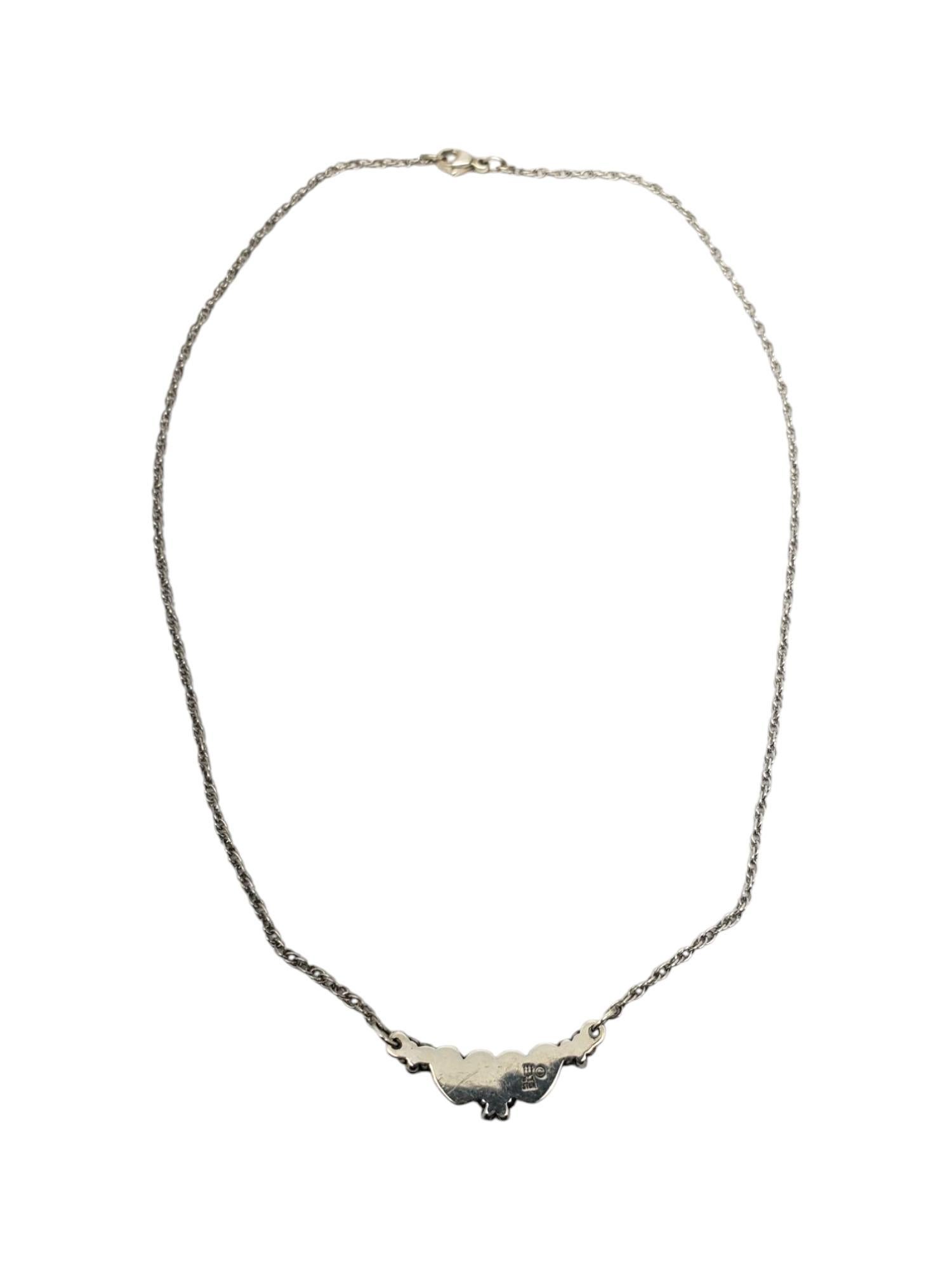 James Avery - Collana con cuore e fiori in argento Sterling #23796 in vendita 1