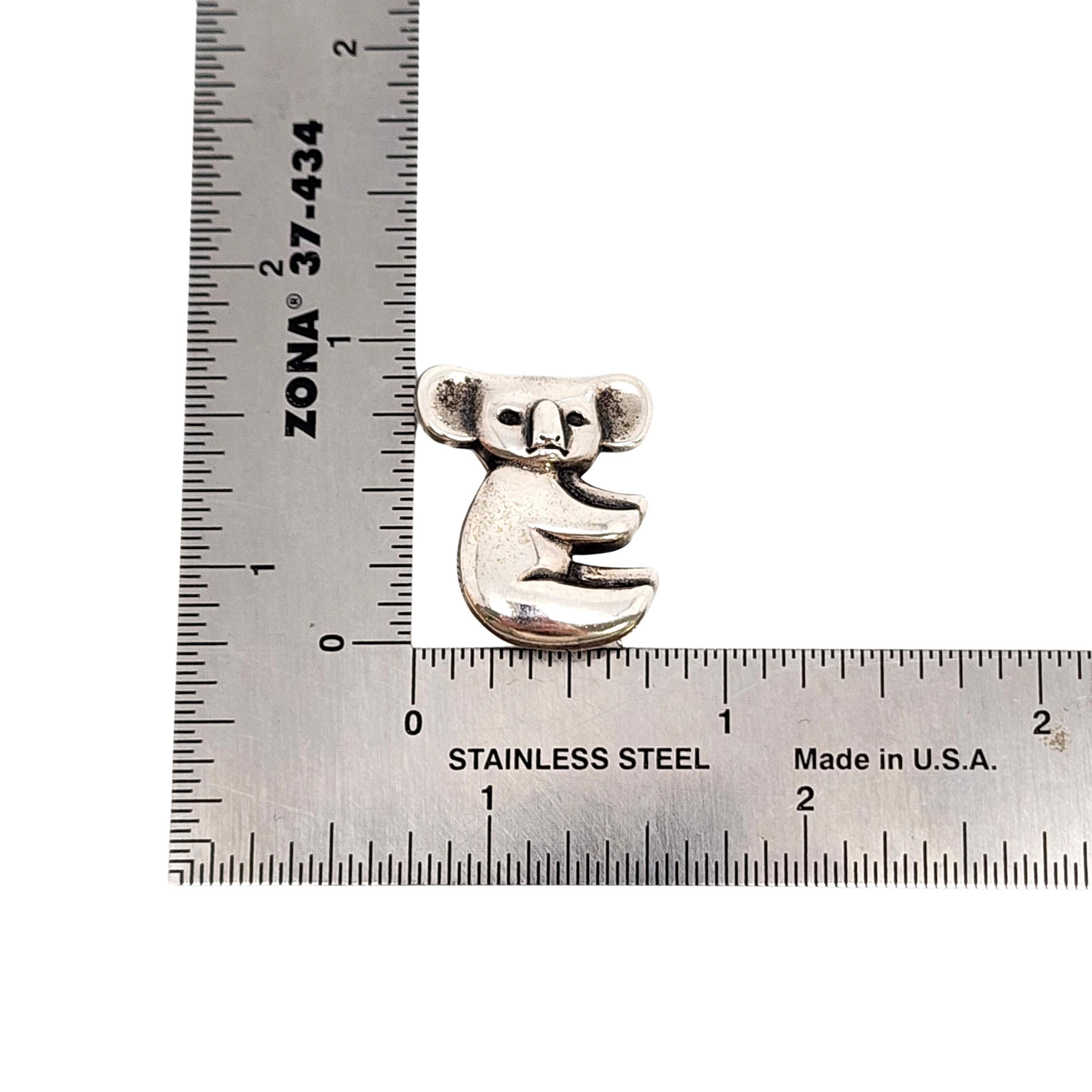 James Avery Sterling Silver Koala Bear Pin/Brooch #14553 For Sale 1
