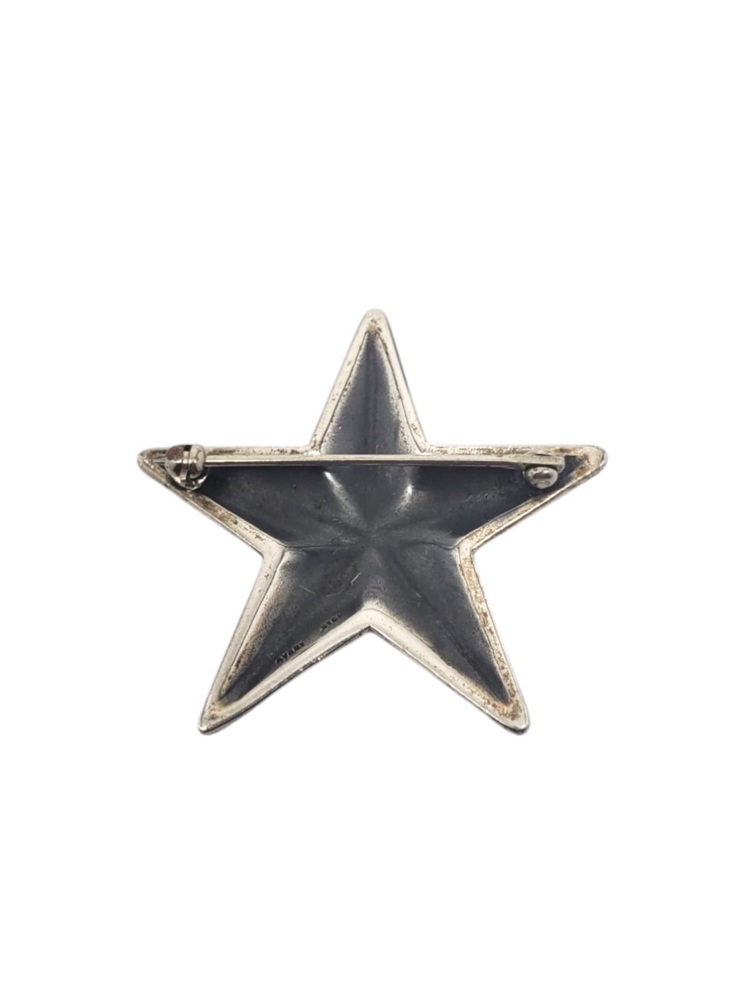 James Avery Sterling Silver Star Pin Brooch #20401 2
