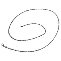 Vintage James Avery Sterling Silver Twist Chain Necklace #16610