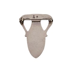 James Avery Sterling Silver Vase Pin with Monogram