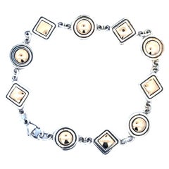 James Avery Gelbgold-Sterlingsilber-Armband