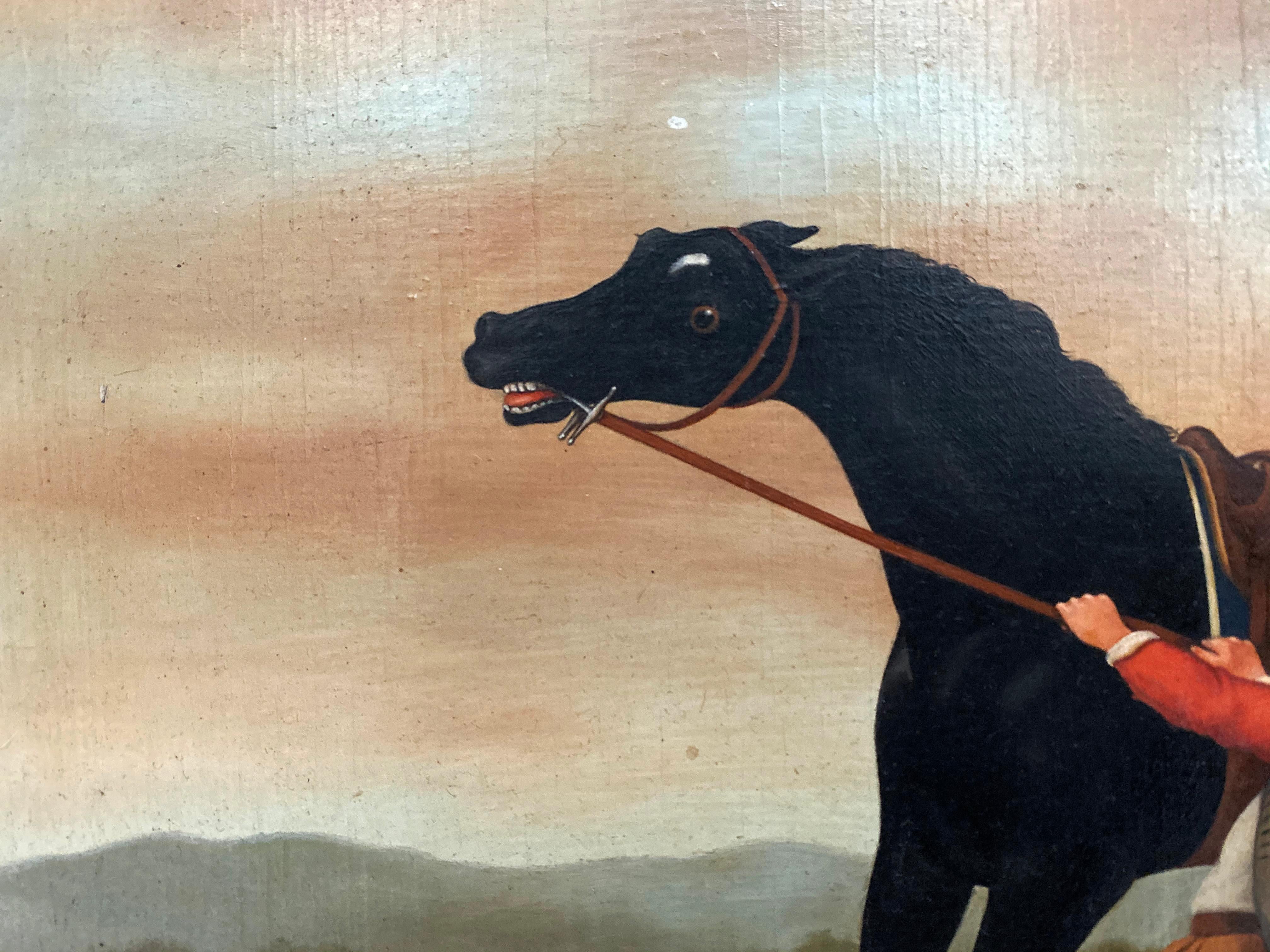 Late 20th Century James B. Woods English Horse Painting