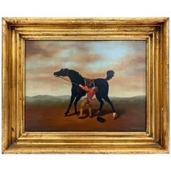 James B. Woods English Horse Painting