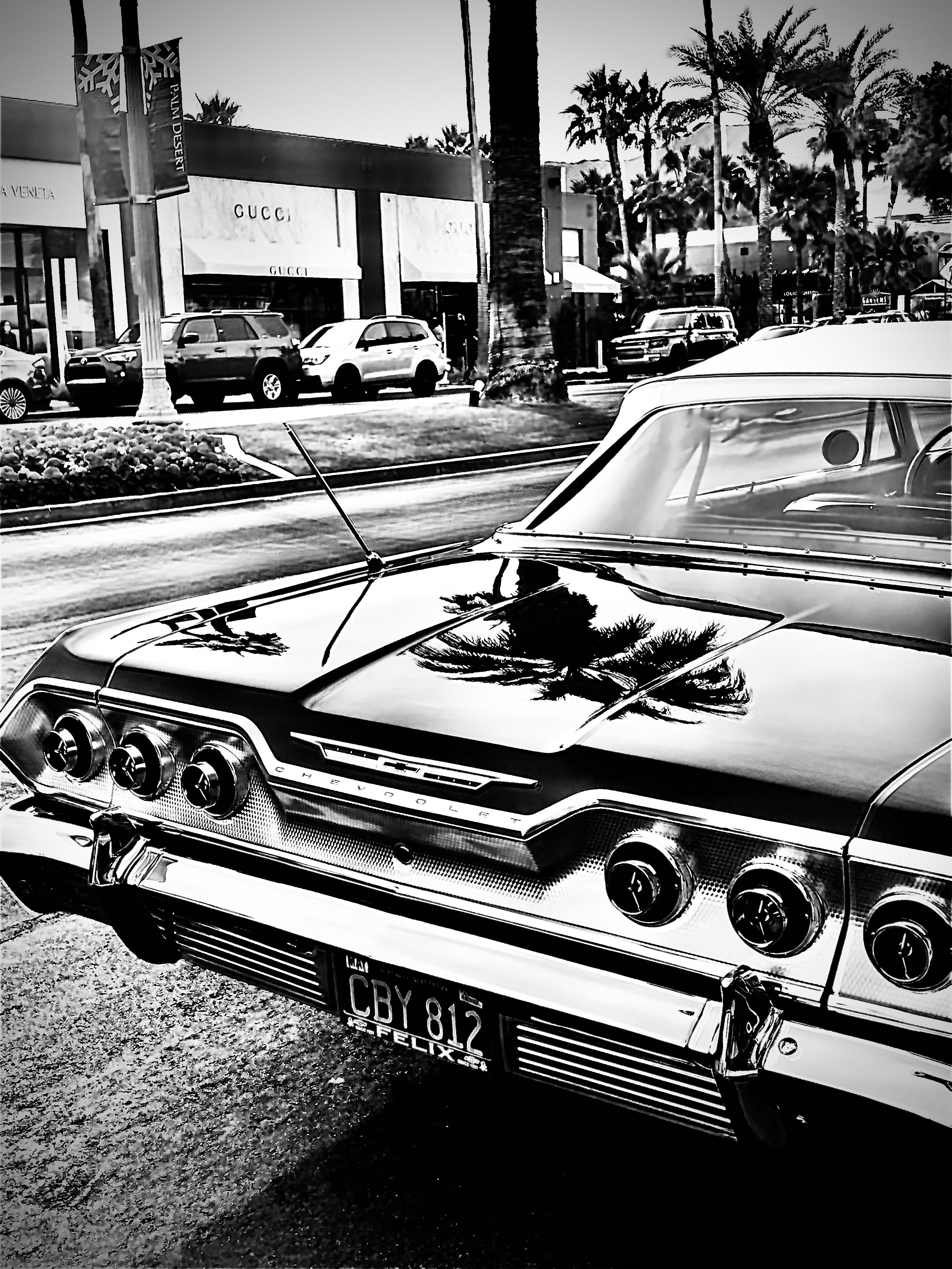 James Bacchi Black and White Photograph – #InThe Sky Palm Springs