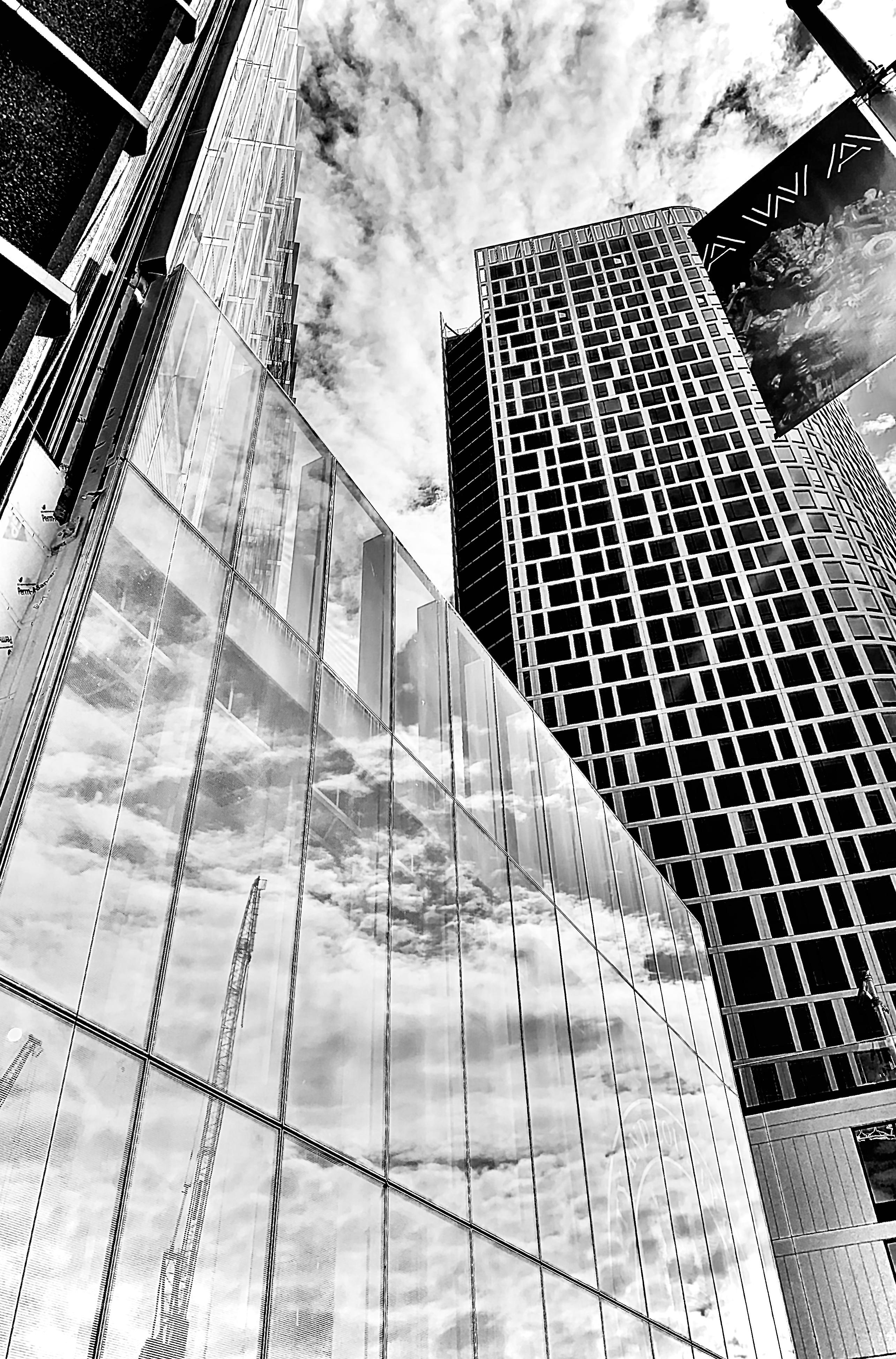 James Bacchi Black and White Photograph - #inthesky San Francisco Shelter In Place 