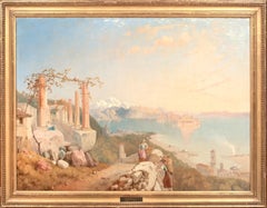 The Roman Ruins, Lake Maggiore, Italy, 19th Century James Baker PYNE (1800-1870)