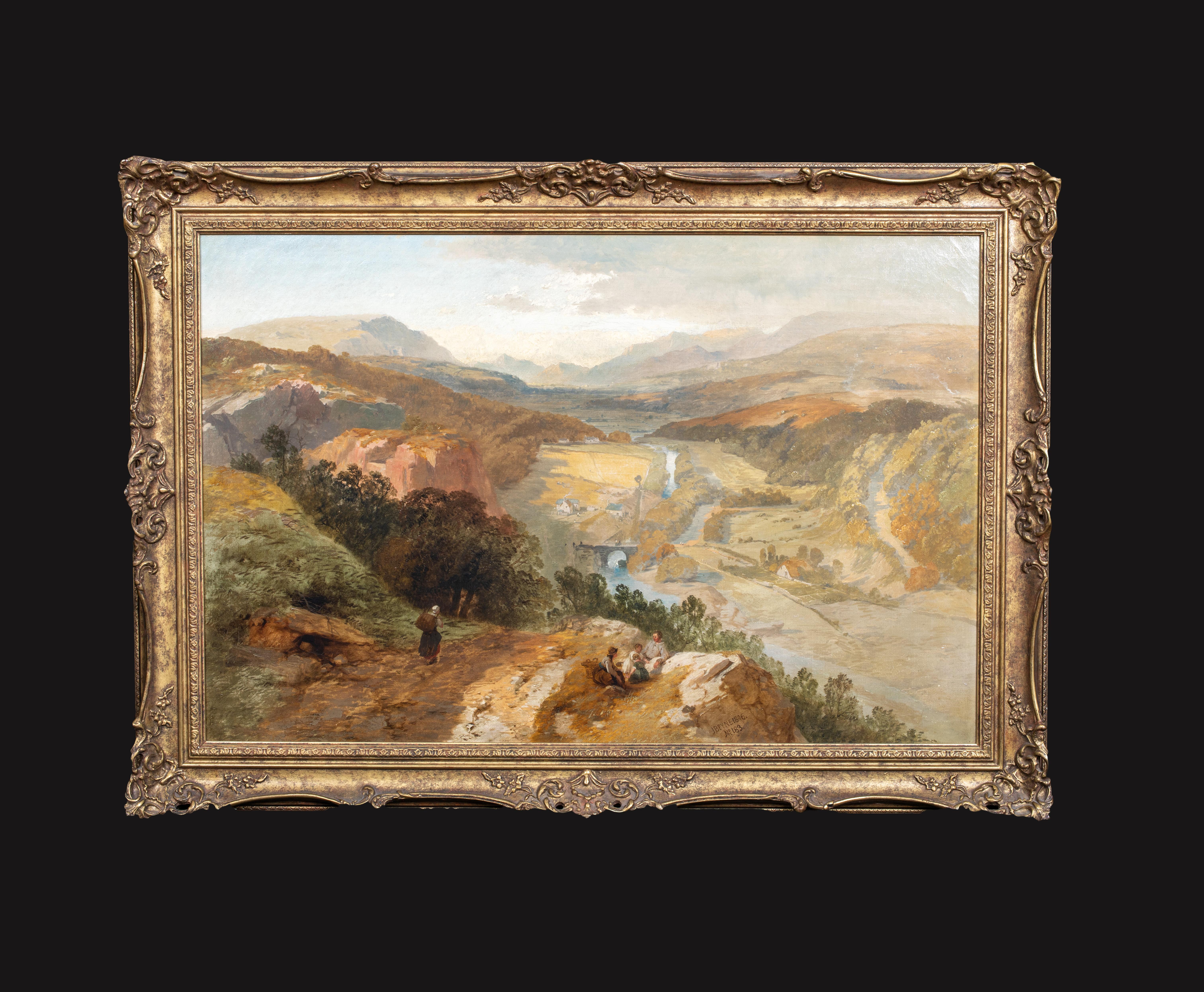 The Vale Of Neath, 19e siècle - Painting de James Baker Pyne