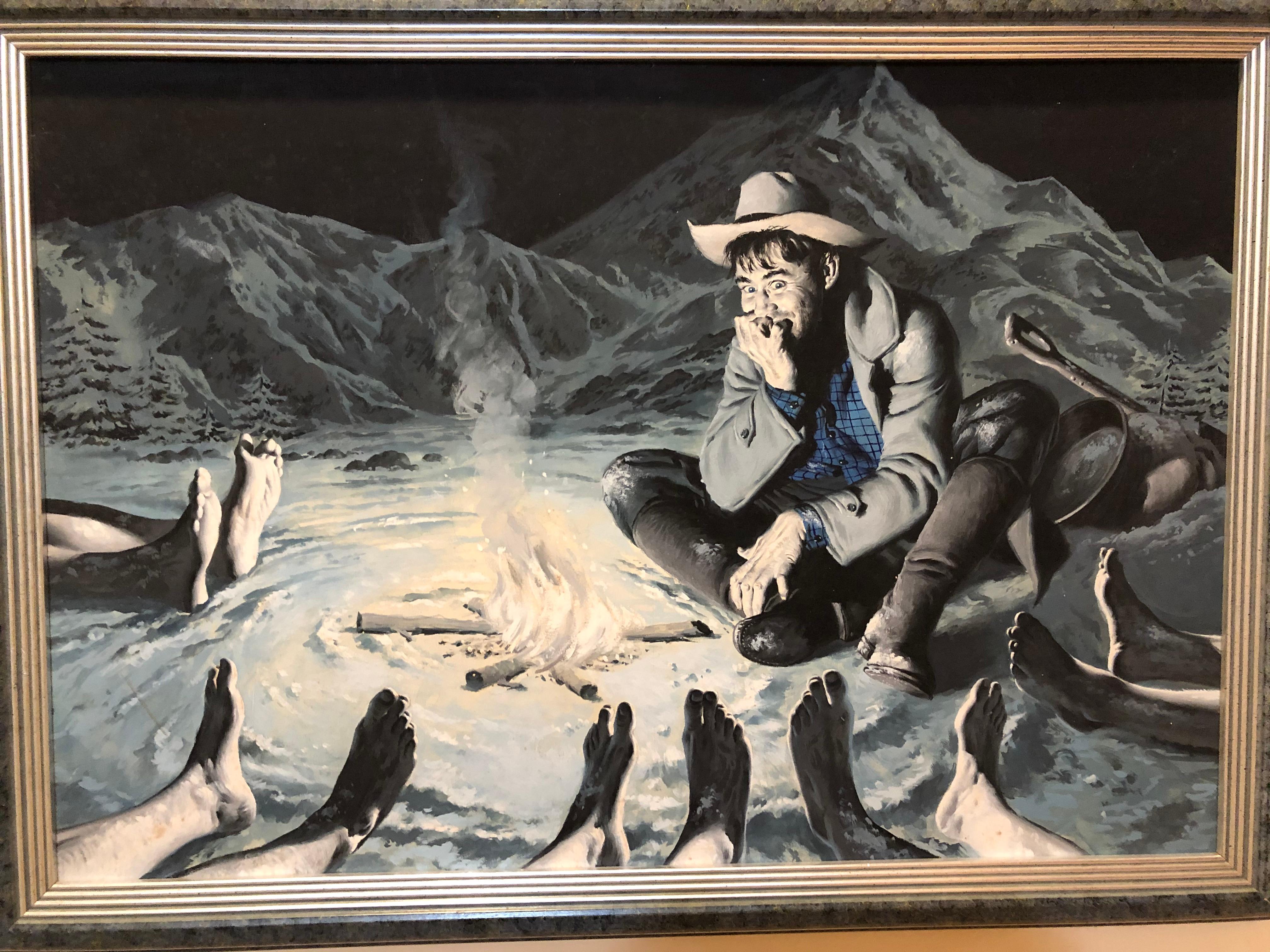 James A. Elliott Bama Öl auf Karton 