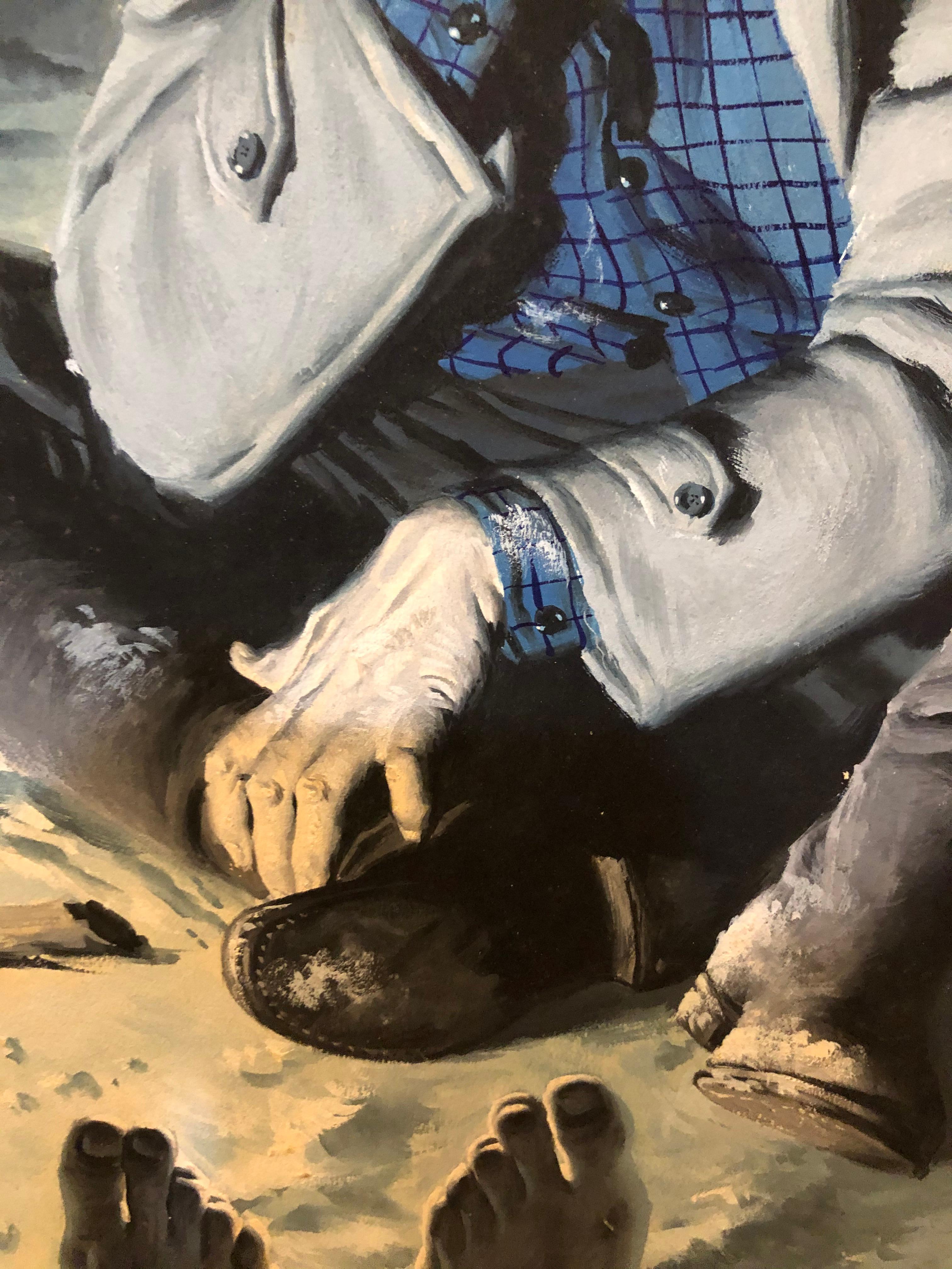 James A. Elliott Bama Öl auf Karton 