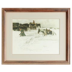 James Bama "the Drift on Skull Creek Pass", Limited Edition Numbered Lithograph